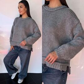Светр жіночий TB95 grey р.one size "i8denim Women" недорого оптом від прямого постачальника