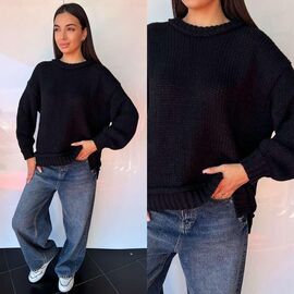 Светр жіночий TB96 black р.one size "i8denim Women" недорого оптом від прямого постачальника