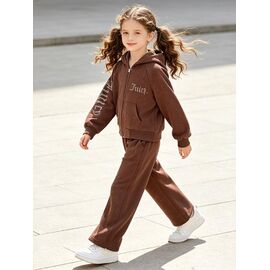 Фотография Костюм детский спортивный тёплый на девочку 5926-1 brown р.120-170 "Yalisi" недорого оптом от прямого поставщика