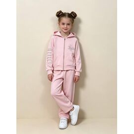 Фотография Костюм детский спортивный тёплый на девочку 5926-1 pink р.120-170 "Yalisi" недорого оптом от прямого поставщика