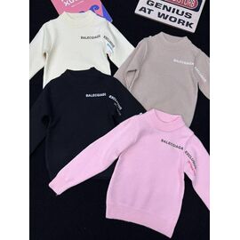 Фотография Свитер детский на девочку 853 pink р.110-150 "Yalisi" недорого оптом от прямого поставщика