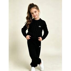 Фотография Костюм детский на девочку 933 black р.90-130 "Yalisi" недорого оптом от прямого поставщика