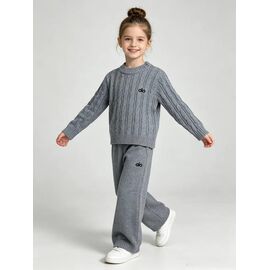 Фотография Костюм детский на девочку 933 grey р.90-130 "Yalisi" недорого оптом от прямого поставщика