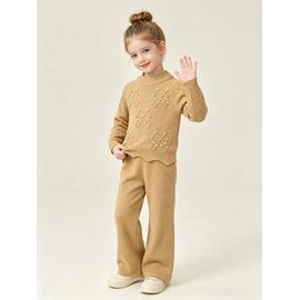 Фотография Костюм детский на девочку 935 beige р.90-130 "Yalisi" недорого оптом от прямого поставщика