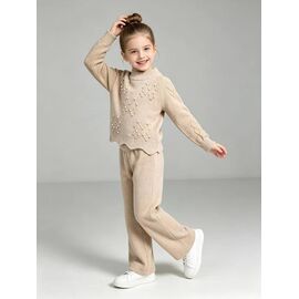 Фотография Костюм детский на девочку 935 l.beige р.90-130 "Yalisi" недорого оптом от прямого поставщика