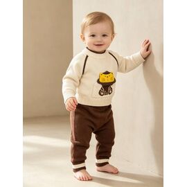 Фотография Костюм детский на мальчика 945 beige-brown р.59-90 "Yalisi" недорого оптом от прямого поставщика