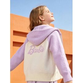 Фотография Кофта детская тёплая на девочку 358 lilac р.110-150 "Yalisi" недорого оптом от прямого поставщика