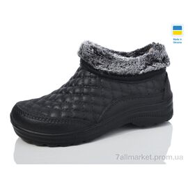 Фотография Галоши женские зима Б03 чорний (12 пар р.37-42) "Lot Shoes" недорого оптом от прямого поставщика
