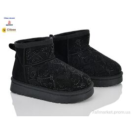 Уггі дитячі утеплені Зима B988 black (8 пар р.25-30) "Clibee-Doremi" недорого оптом від прямого постачальника