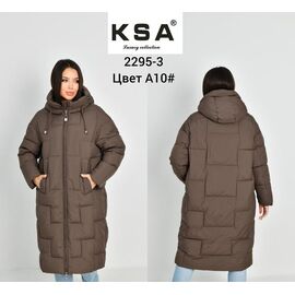 Куртка жіноча зимова 2295-3 brown р.42-50 "Newe" недорого оптом від прямого постачальника
