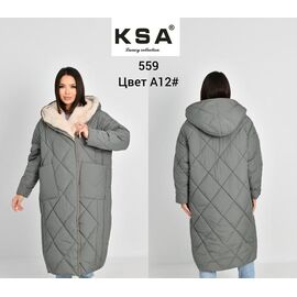 Куртка жіноча зимова 559 d.grey р.42-50 "Newe" недорого оптом від прямого постачальника