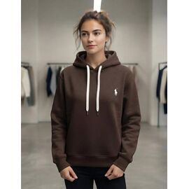 Худі жіноче 0035 brown р.S-L "Newe" недорого оптом від прямого постачальника
