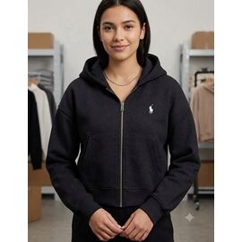 Кофта спортивна жіноча тепла 1402 black р.S-L "Newe" недорого оптом від прямого постачальника