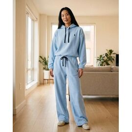 Фотография Костюм спортивный женский 3710 l.blue р.S-L "Newe" недорого оптом от прямого поставщика