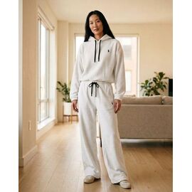 Фотография Костюм спортивный женский 3710 white р.S-L "Newe" недорого оптом от прямого поставщика