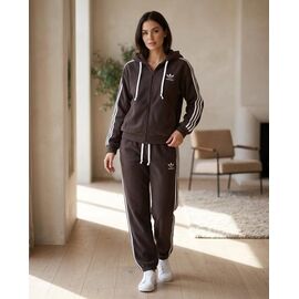 Фотография Костюм спортивный женский 4210 brown р.S-L "Newe" недорого оптом от прямого поставщика