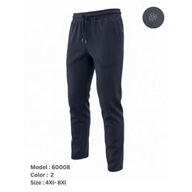 Фотография Штаны спортивные мужские утеплённые 60008-2 navy р.4XL-8XL "2BRO" недорого оптом от прямого поставщика