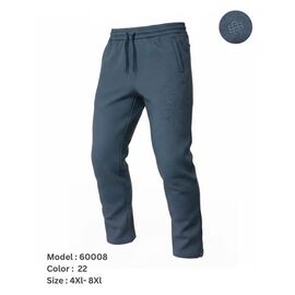 Фотография Штаны спортивные мужские утеплённые 60008-22 grey р.4XL-8XL "2BRO" недорого оптом от прямого поставщика
