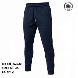 Фотография Штаны спортивные мужские утеплённые 62520-2 navy р.M-3XL "2BRO" недорого оптом от прямого поставщика