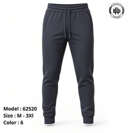 Фотография Штаны спортивные мужские утеплённые 62520-6 d.grey р.M-3XL "2BRO" недорого оптом от прямого поставщика