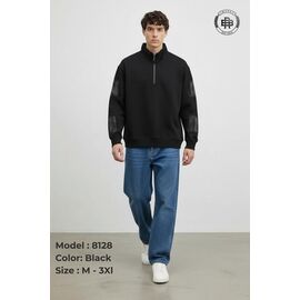 Фотография Свитер мужской 8128 black р.M-2XL "2BRO" недорого оптом от прямого поставщика