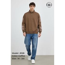 Фотография Свитер мужской 8128 brown р.M-2XL "2BRO" недорого оптом от прямого поставщика