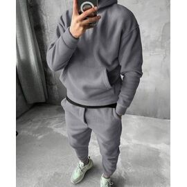 Фотография Костюм спортивный мужской 1705 grey р.48-54 "Alisa Brand" недорого оптом от прямого поставщика