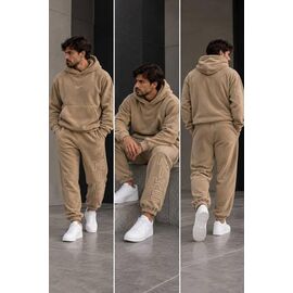 Фотография Костюм спортивный мужской 1746 beige р.48-54 "Alisa Brand" недорого оптом от прямого поставщика