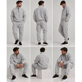 Фотография Костюм спортивный мужской 1750 grey р.48-54 "Alisa Brand" недорого оптом от прямого поставщика