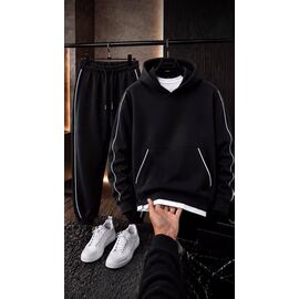 Фотография Костюм спортивный мужской 1770 black р.48-54 "Alisa Brand" недорого оптом от прямого поставщика