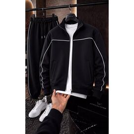 Фотография Костюм спортивный мужской 1773 black р.48-54 "Alisa Brand" недорого оптом от прямого поставщика
