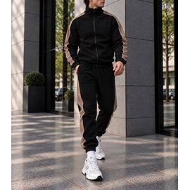 Фотография Костюм спортивный мужской 974 black р.42-56 "Alisa Brand" недорого оптом от прямого поставщика