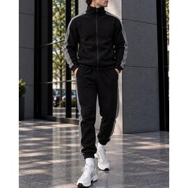 Фотография Костюм спортивный мужской 974-1 black р.42-56 "Alisa Brand" недорого оптом от прямого поставщика