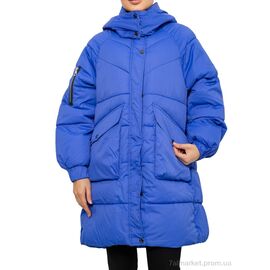 Куртка жіноча Зима 612A (12060) blue (4 шт. р.сіткаL-3XL) "Obuvok" недорого оптом від прямого постачальника