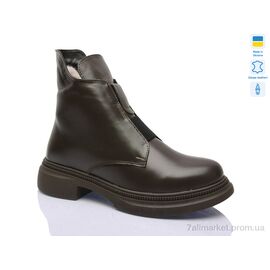 Черевики жіночі стильні Зима 981 корич.к. зима (6 пар р.37-41) "Sali" недорого оптом від прямого постачальника
