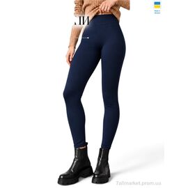 Лосінси жіночі Зима 7031 синій батал (4 шт. р.сітка2XL-5XL) "Margo" недорого оптом від прямого постачальника