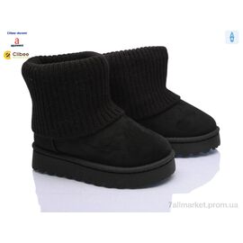 Уггі дитячі утеплені Зима ABB950-1 black (8 пар р.25-30) "Clibee-Doremi" недорого оптом від прямого постачальника