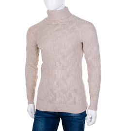 Фотография Свитер мужской 1034 beige р.L-2XL "STREET" недорого оптом от прямого поставщика