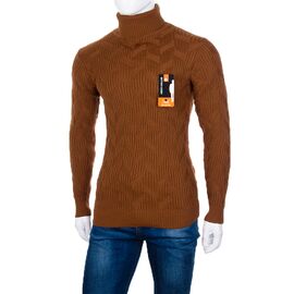 Фотография Свитер мужской 1034 brown р.L-2XL "STREET" недорого оптом от прямого поставщика