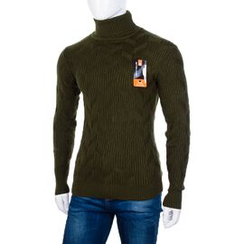 Фотография Свитер мужской 1034 khaki р.L-2XL "STREET" недорого оптом от прямого поставщика