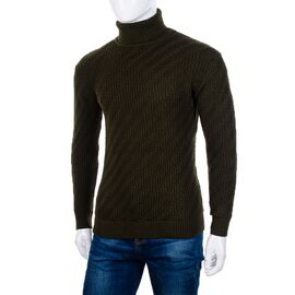 Фотография Свитер мужской 696 khaki р.L-2XL "STREET" недорого оптом от прямого поставщика