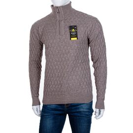 Фотография Свитер мужской 1525-4 beige р.L-2XL "STREET" недорого оптом от прямого поставщика