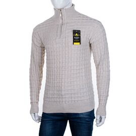 Фотография Свитер мужской 1525-7 beige р.L-2XL "STREET" недорого оптом от прямого поставщика