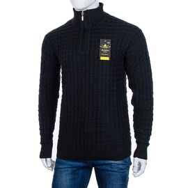 Фотография Свитер мужской 1525-9 black р.L-2XL "STREET" недорого оптом от прямого поставщика