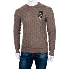 Фотография Свитер мужской Коло d.beige р.L-2XL "STREET" недорого оптом от прямого поставщика