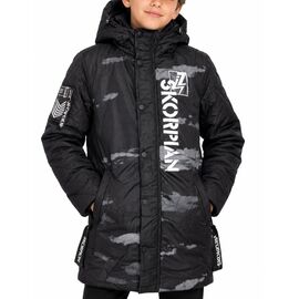 Куртка дитяча демісезонна на хлопчика TD135 black р.134-158 "Obuv OK2" недорого оптом від прямого постачальника