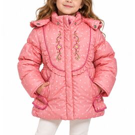 Куртка дитяча демісезонна на дівчинку TD137 pink р.74-104 "Obuv OK2" недорого оптом від прямого постачальника