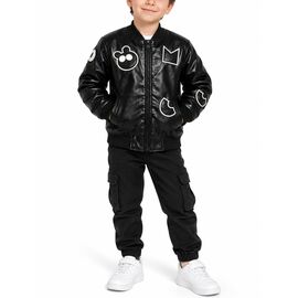 Куртка дитяча демісезонна на хлопчика TD138 black р.5-13 "Obuv OK2" недорого оптом від прямого постачальника