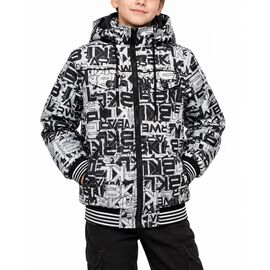Куртка дитяча демісезонна на хлопчика TD154 black-white р.13-21 "Obuv OK2" недорого оптом від прямого постачальника