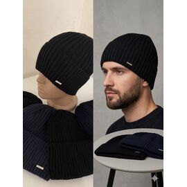 Фотография Шапка мужская зимняя K01 mix р.58-60 "Red Hat" недорого оптом от прямого поставщика